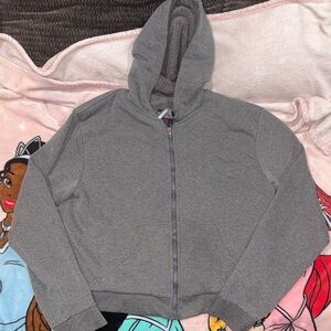 Men’s or Women’s Thrill Gray Fleece-Lined Hoodie. Super warm and New!